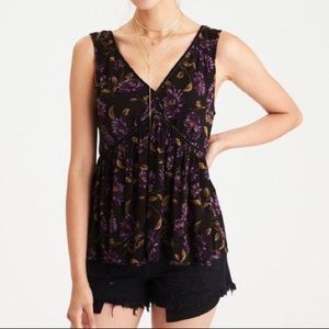 American eagle floral tank top